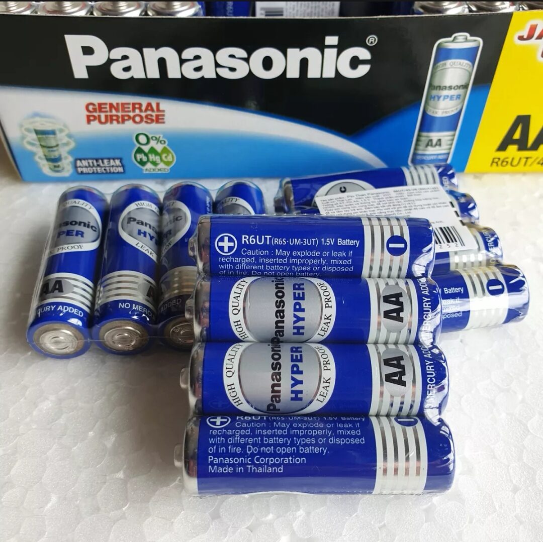 🇻🇳 Vỉ 4 viên pin AA Panasonic màu xanh