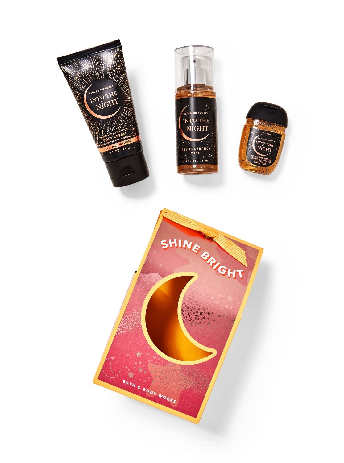 Gift set mini quà tặng 3 món Bath and body Works-Into the night