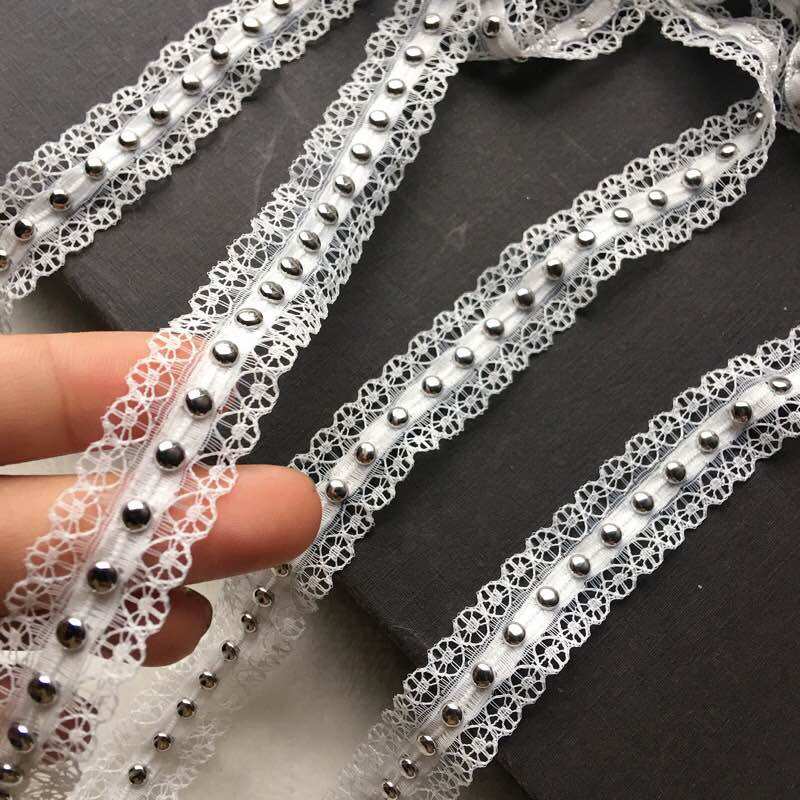 (V002) VIỀN ĐÁ INOX 2 biên ( vải ghép may vá )
