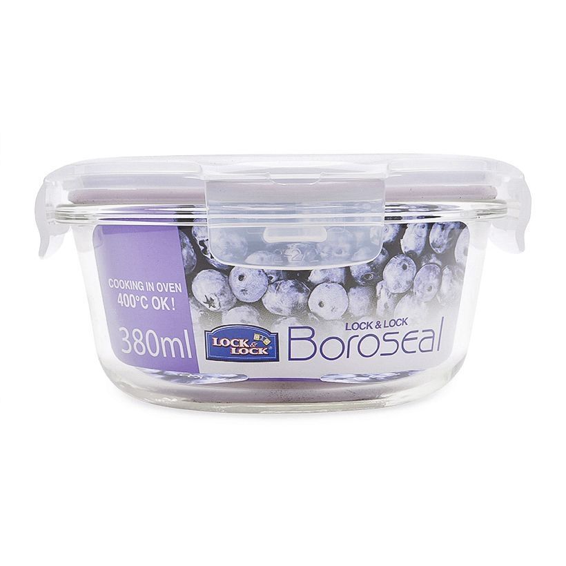 Bộ 2 hộp thuỷ tinh Lock&lock 380ml