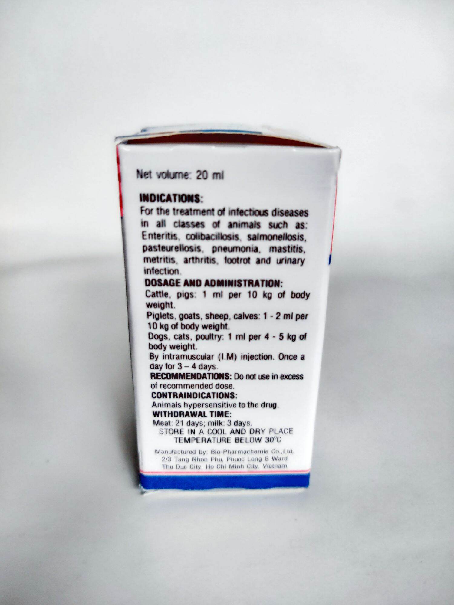 BIO D.O.C tụ huyết trùng cho gà chọi lọ 20ml