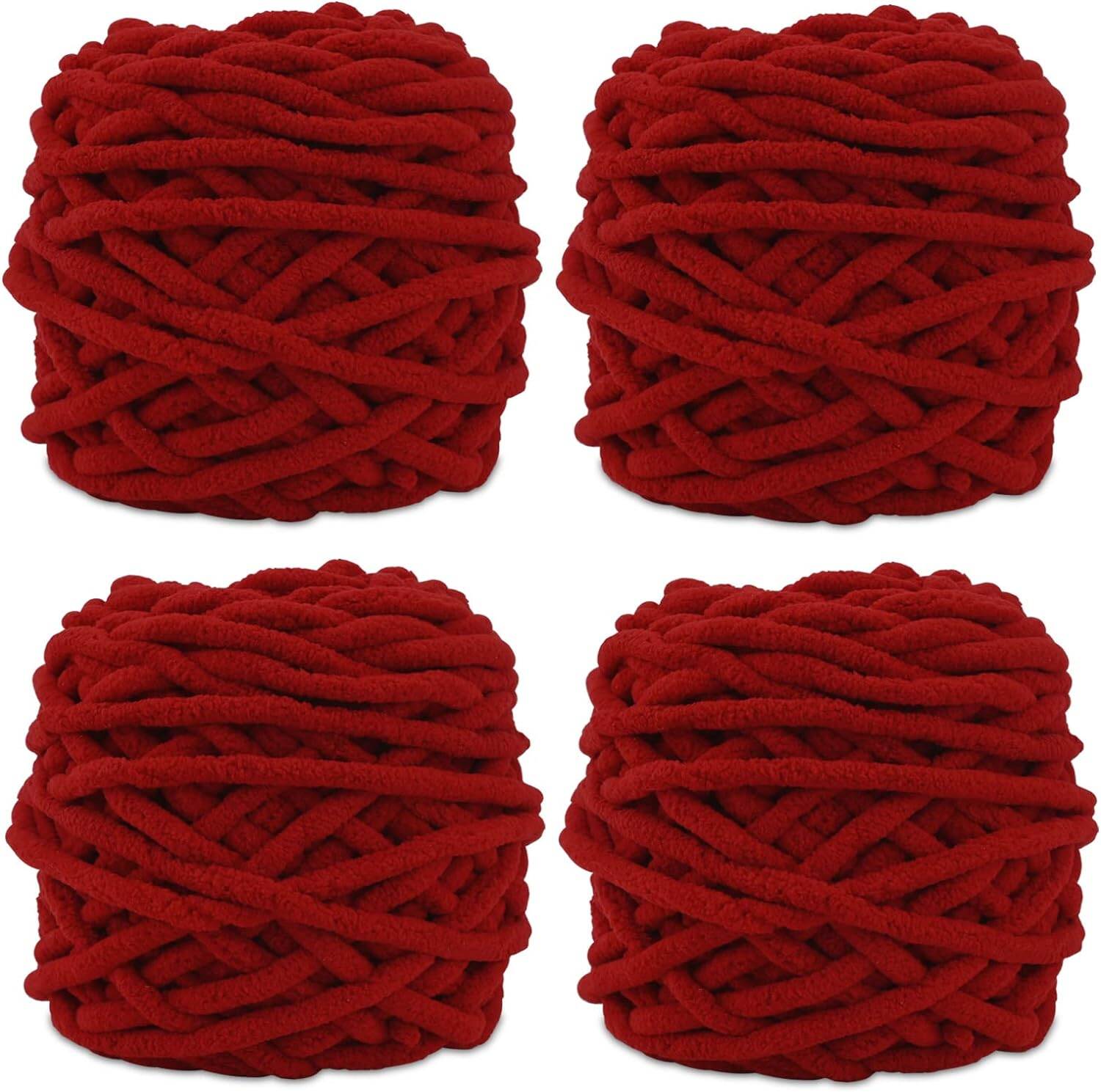 Sợi len đan 4x100g móc nhiều màu mềm chun sợi cho bóng sang trọng handmade dự án thủ công