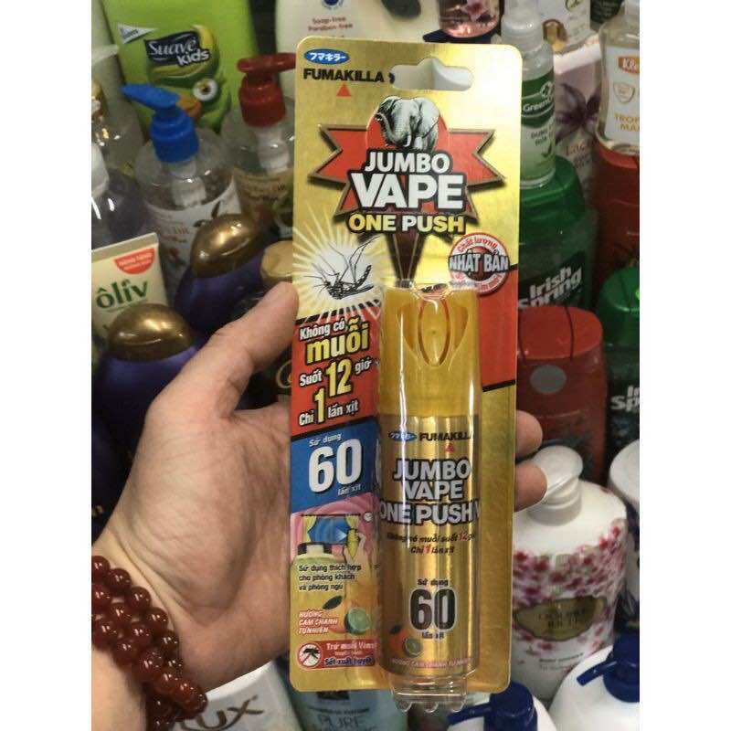 Bình xịt muỗi jumbo vape one push