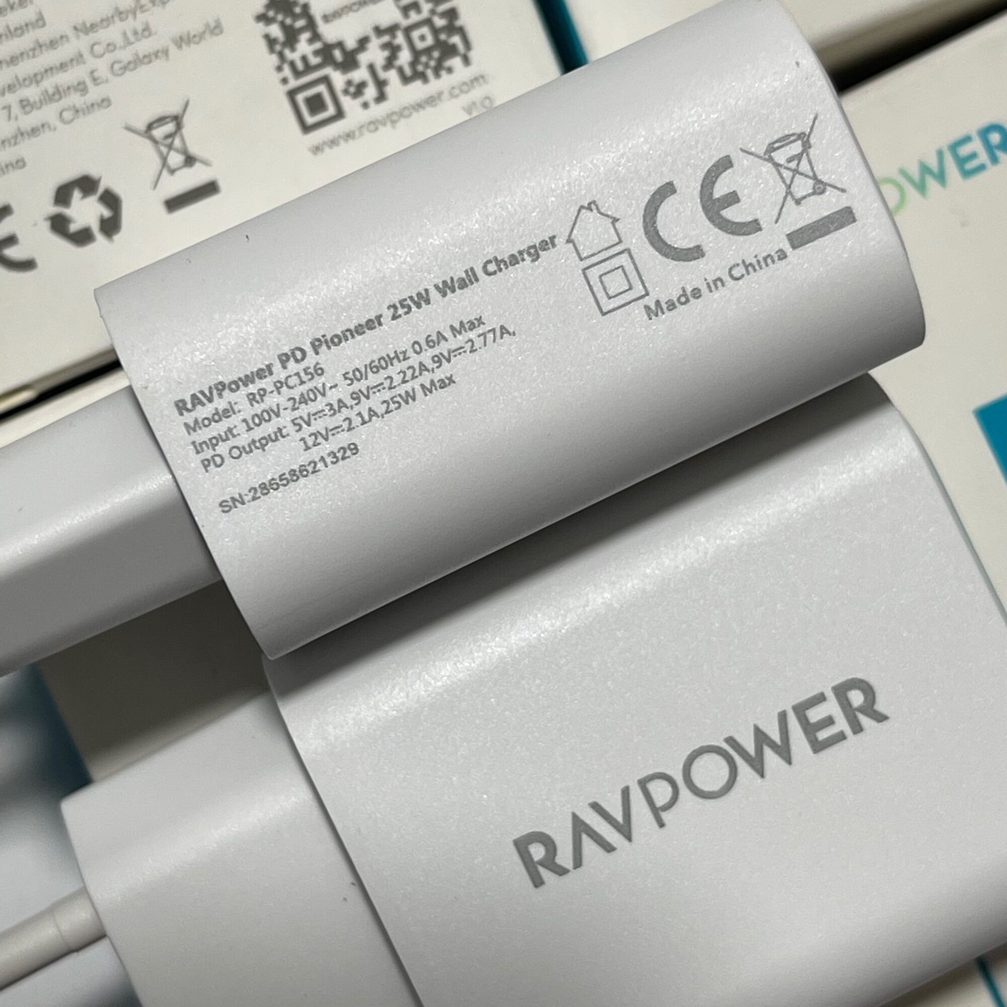 Củ Sạc Ravpower 25W PD/PPS RP-PC156 USB C