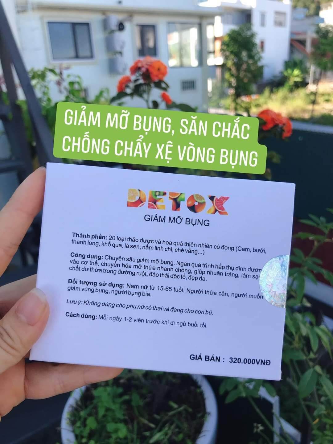Giảm mỡ bụng Detox
