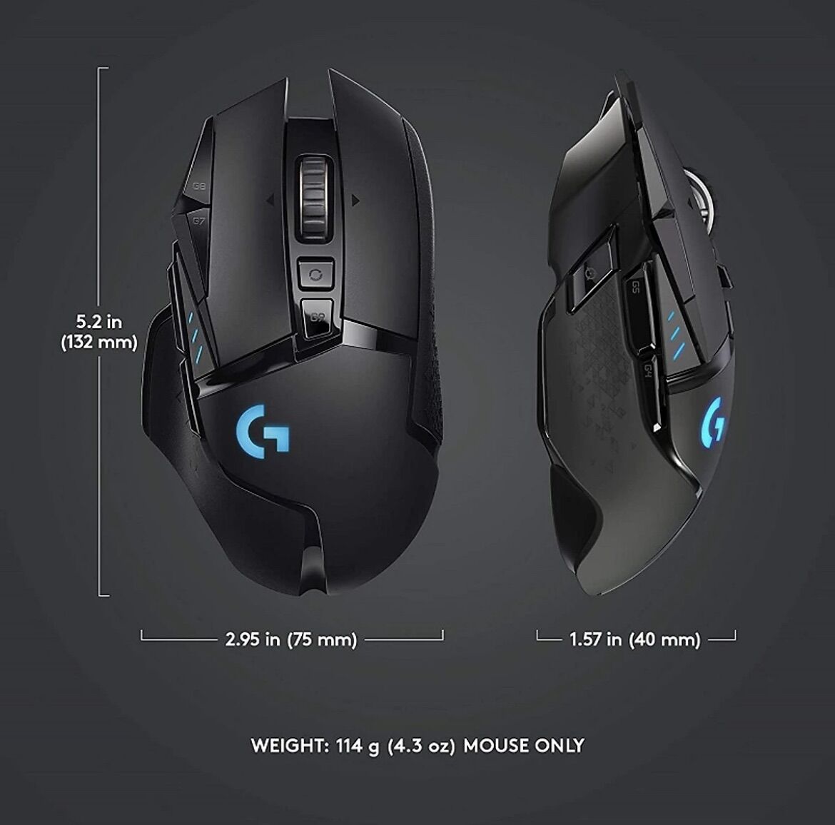 Logitech G502 Hero Lightspeed Wireless (New/seal) - Bảo hành 12 tháng