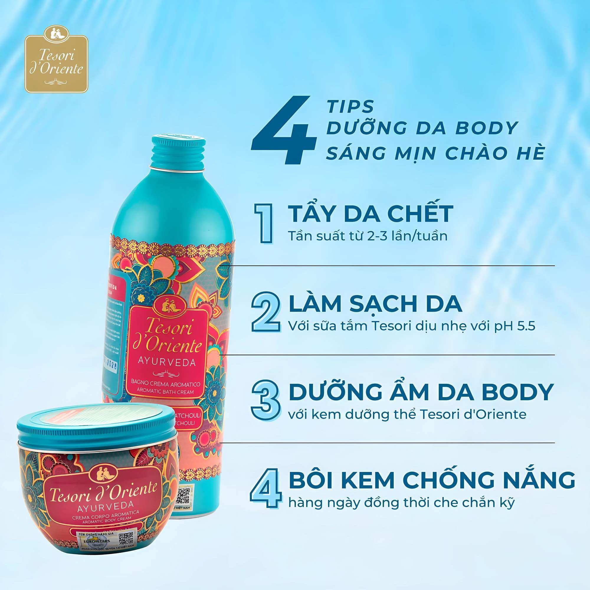 Sữa Tắm Nước Hoa Tesori d'Oriente 250ml Shower Cream