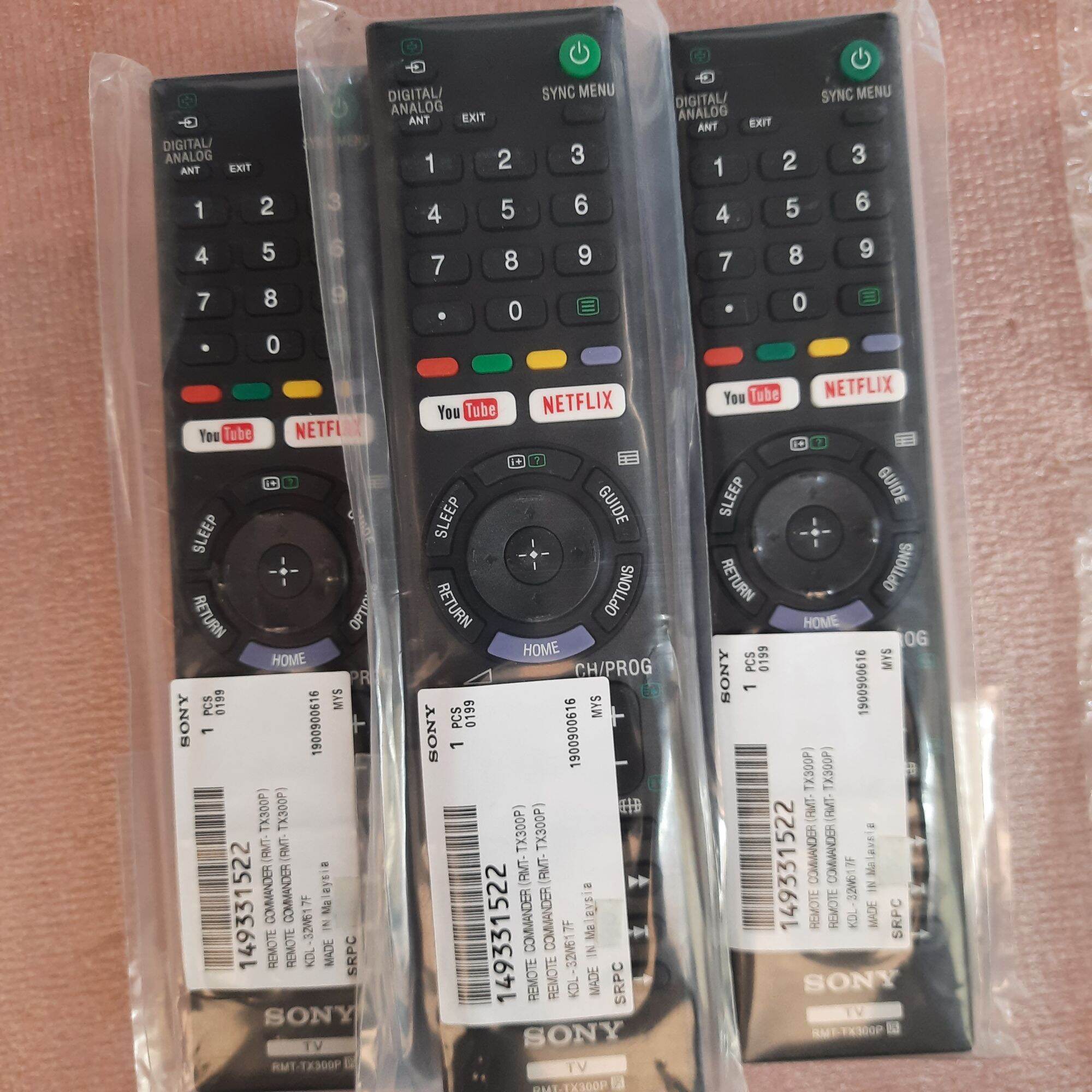 Remote tv Sony