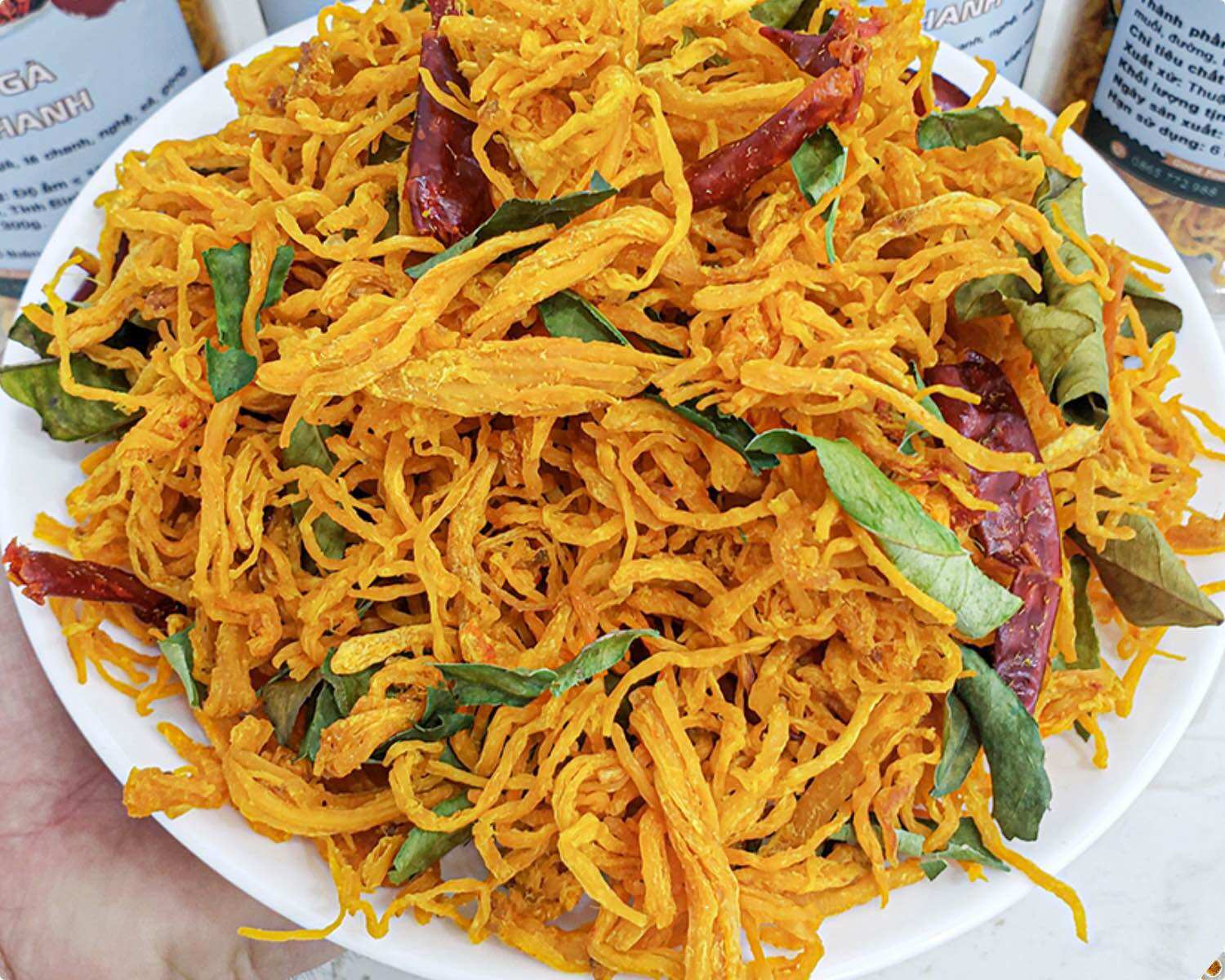 Khô gà ta thơm ngon - món ngon ngày tết gói 500gr