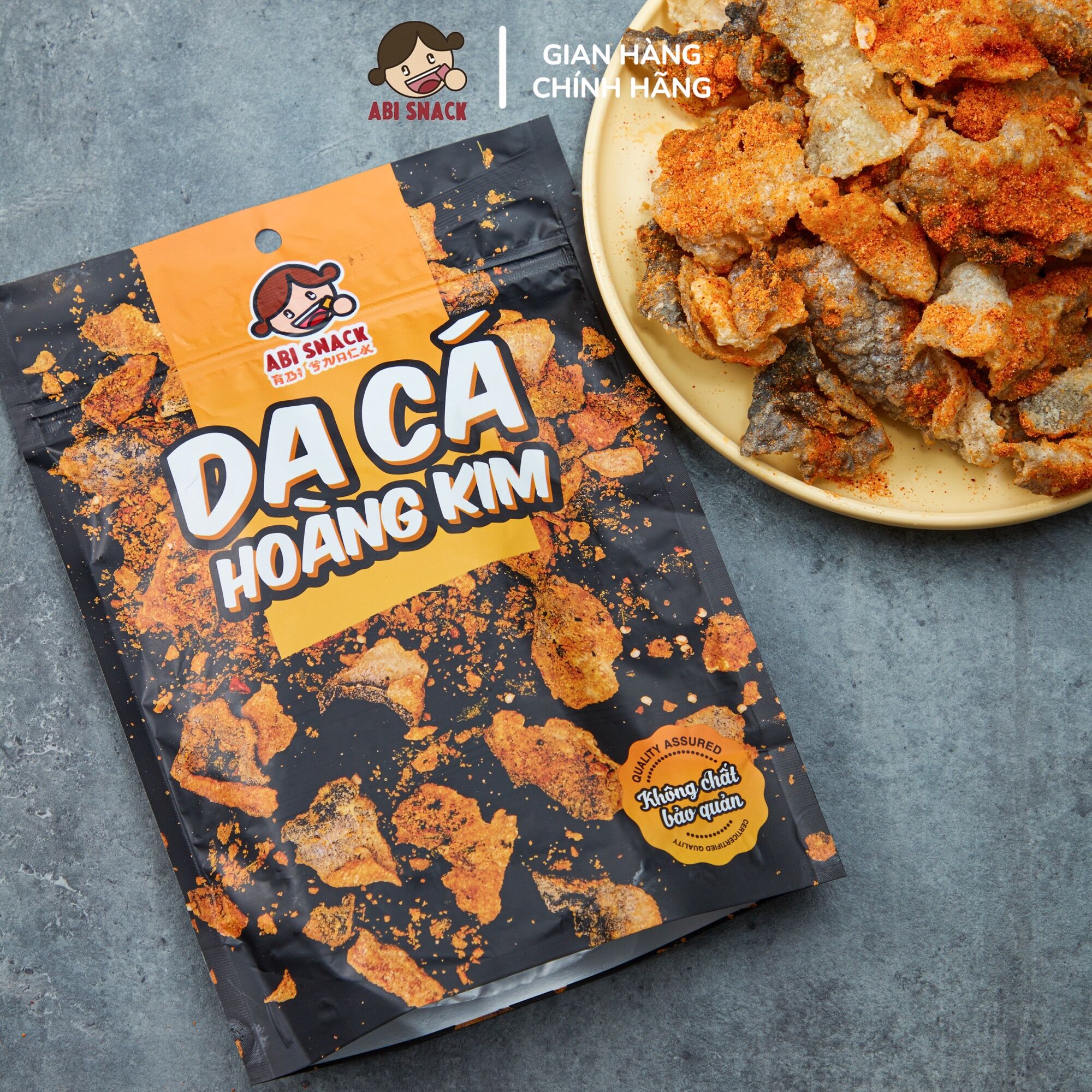 Da Cá Hoàng Kim - Da Cá Trứng Muối ABI SNACK