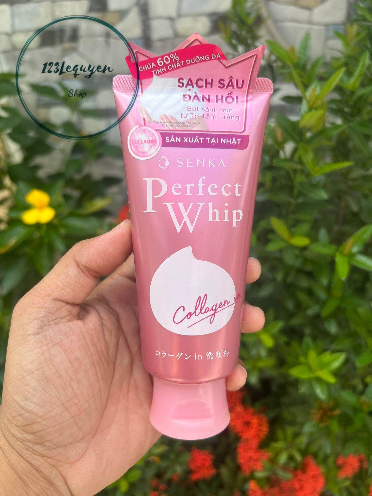 Sữa Rửa Mặt Senka Perfect Whip Collagen 100g
