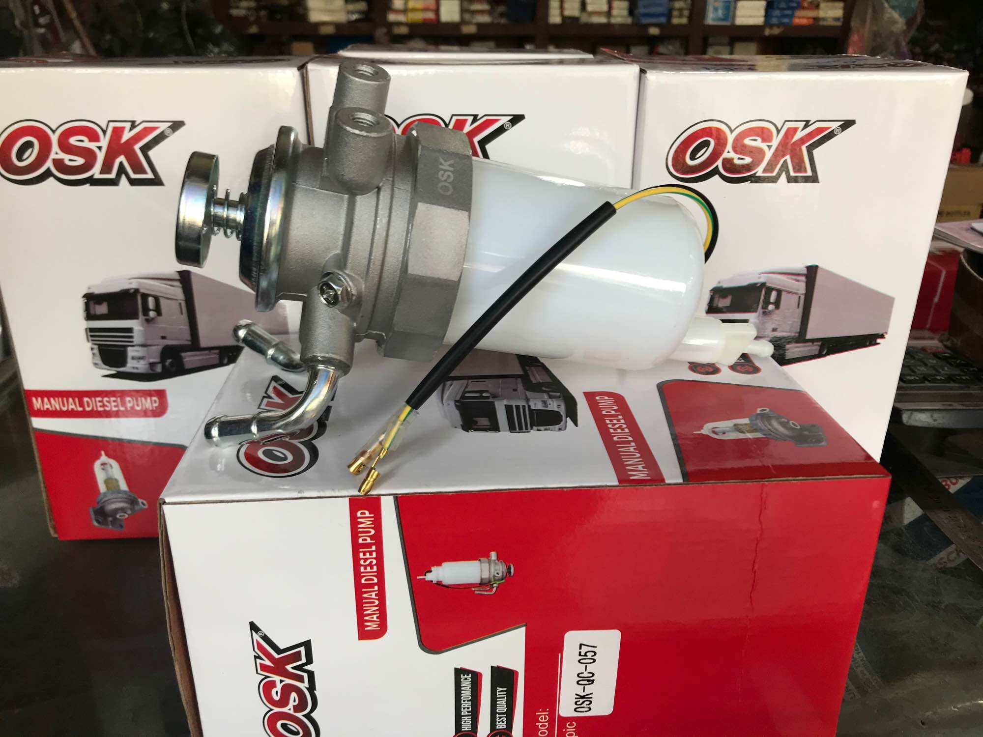 CỤM LỌC DẦU THÔ TÁCH NƯỚC ISUZU 1.5 TẤN - 5 TẤN OSK MADE IN JAPAN