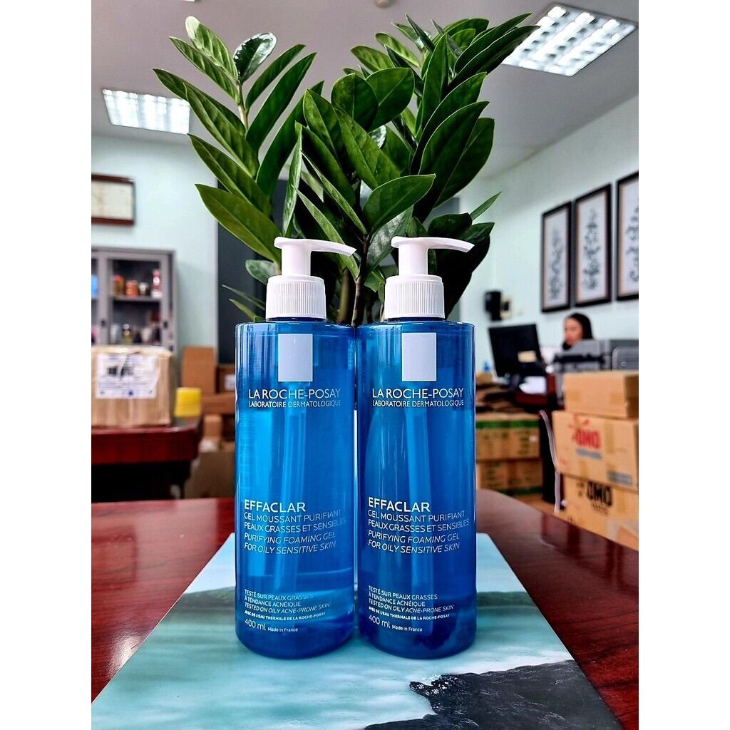 Sữa rửa mặt dạng gel dành cho da dầu mụn La Roche-Posay Effaclar Purifying Foaming Gel 400ml