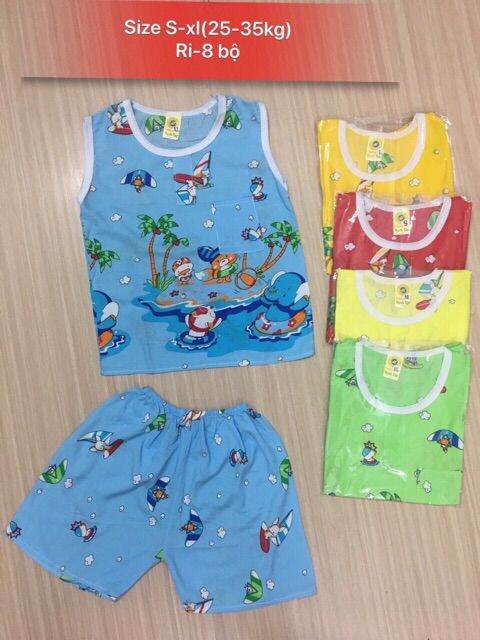 combo 3bộ sát nách bé trai 222