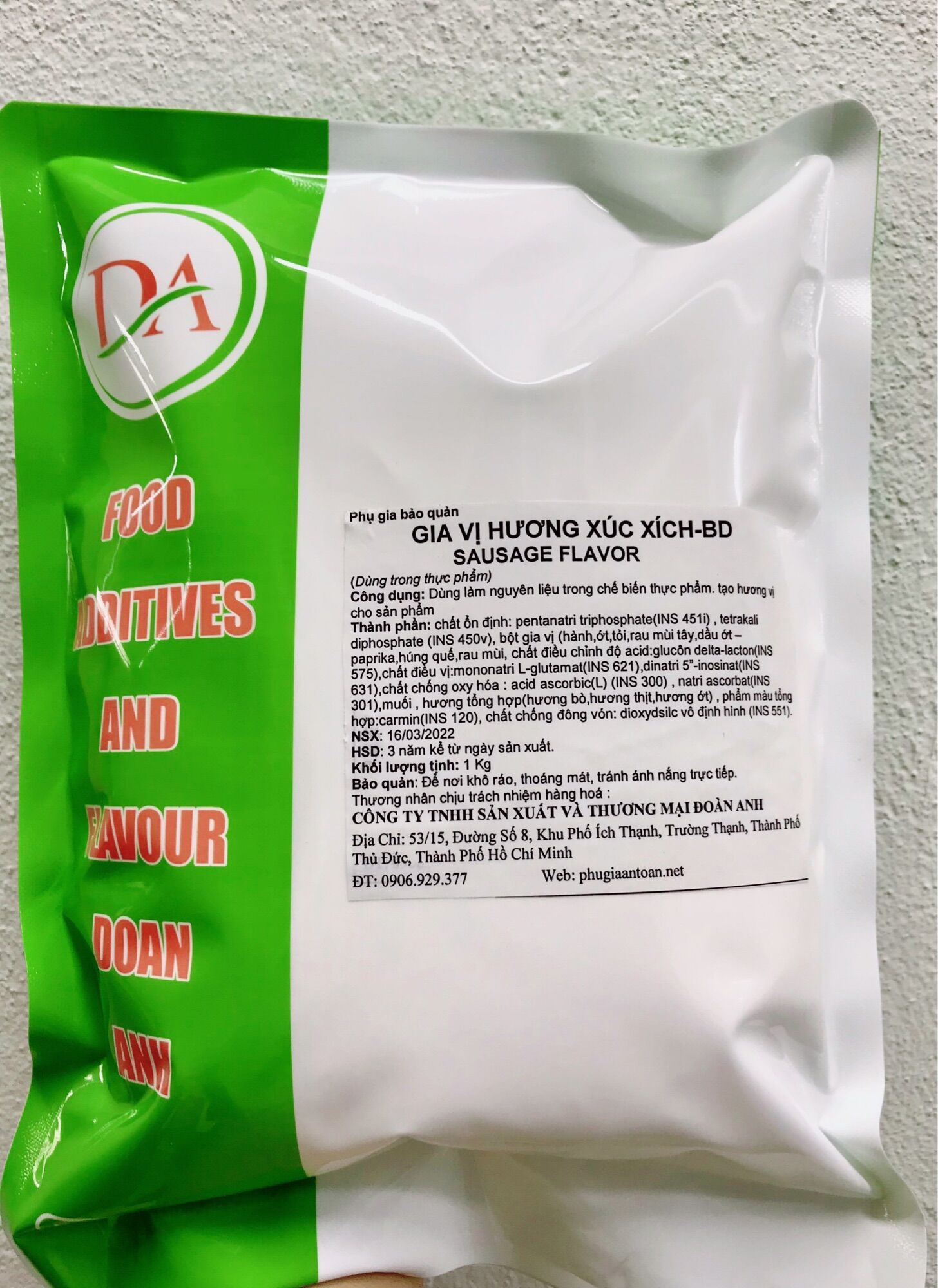 Gia vị xúc xích BD