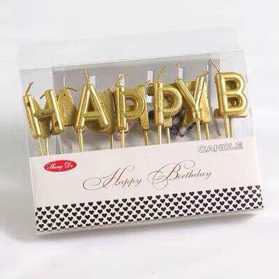 Nến chữ happybirthday dùng trong sinh nhật