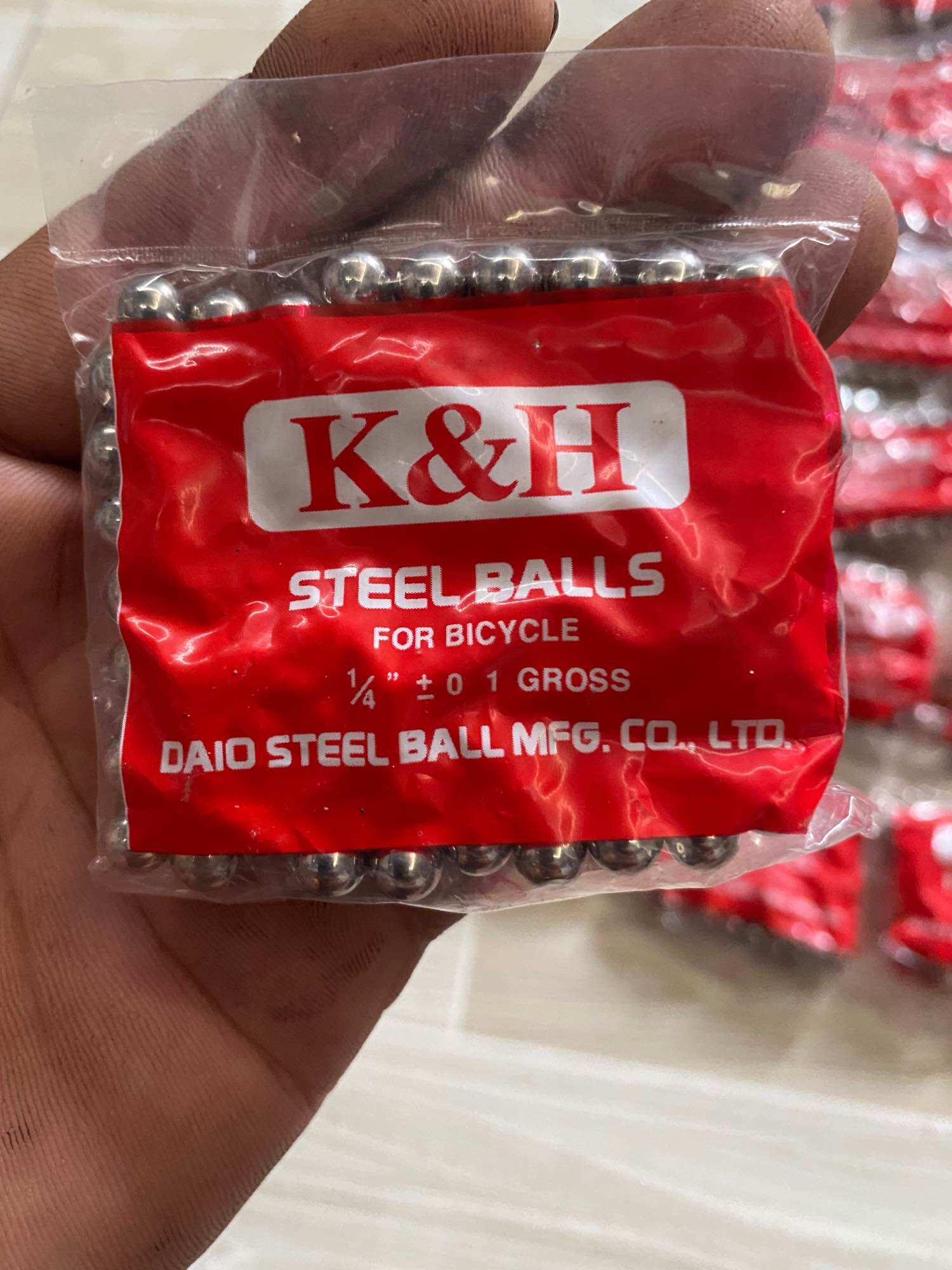1 bịt bi sắt 6mm 100g