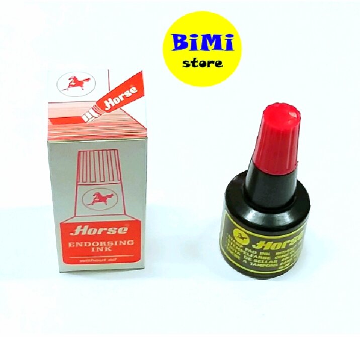 Mực dấu Horse 30ml đủ màu - BiMistore