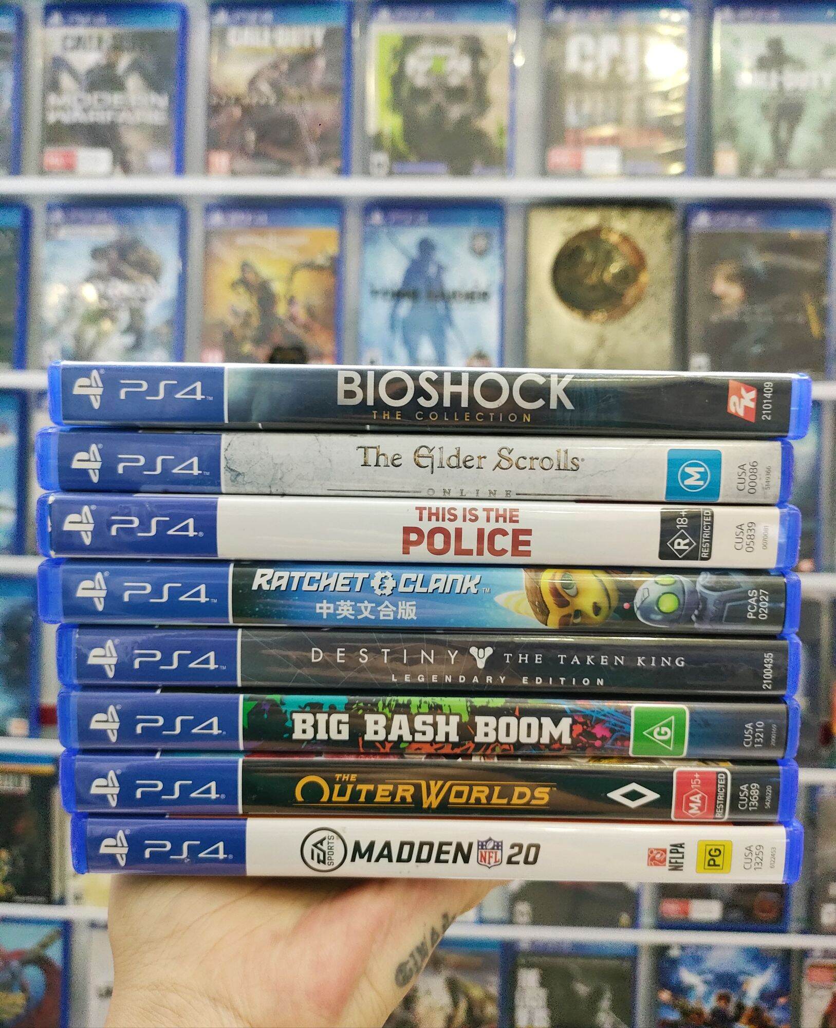 Combo 8 Đĩa Games PS4 Đĩa Đẹp