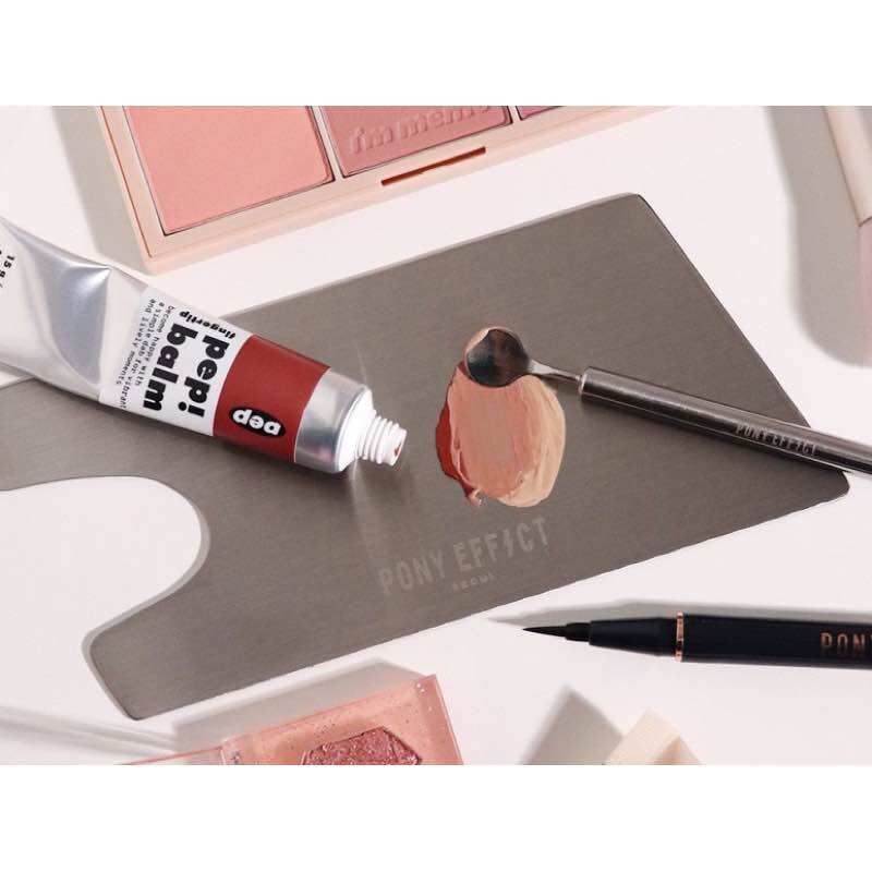 bảng pha màu son/ kem nền Pony Effect Mixing Palatte & Spatula Pro