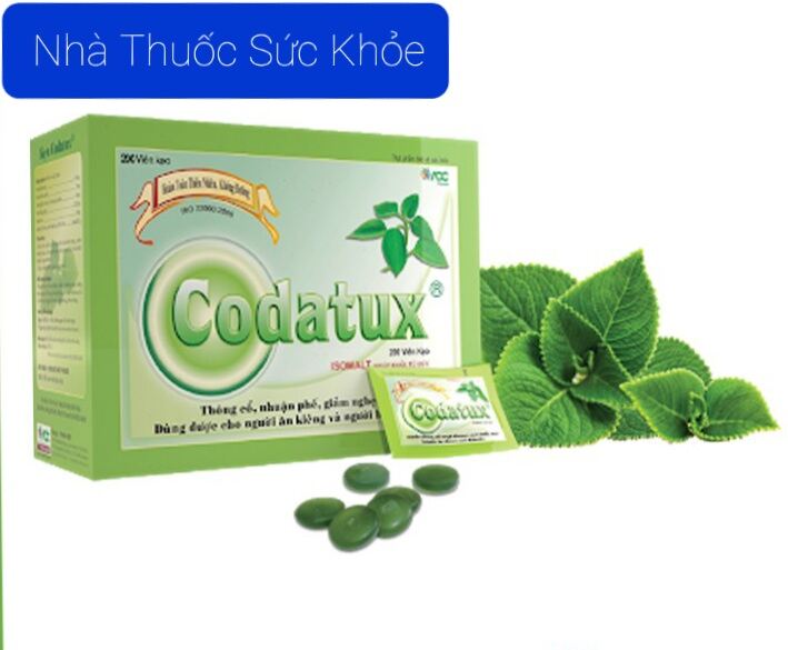 Kẹo Ngậm Ho Long Đờm Codatux 200 viên