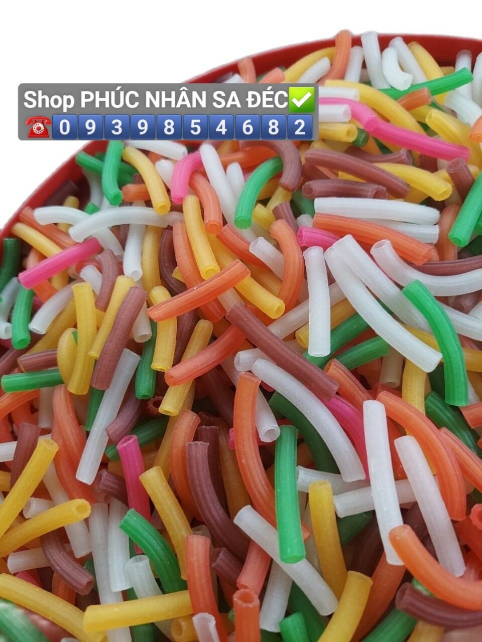 500 Gram  NUI RAU CỦ - Nui óng dài