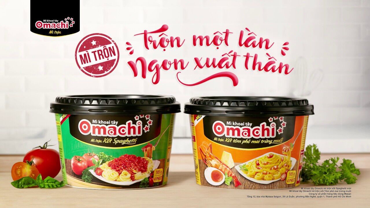Mì khoai tây omachi - mì trộn