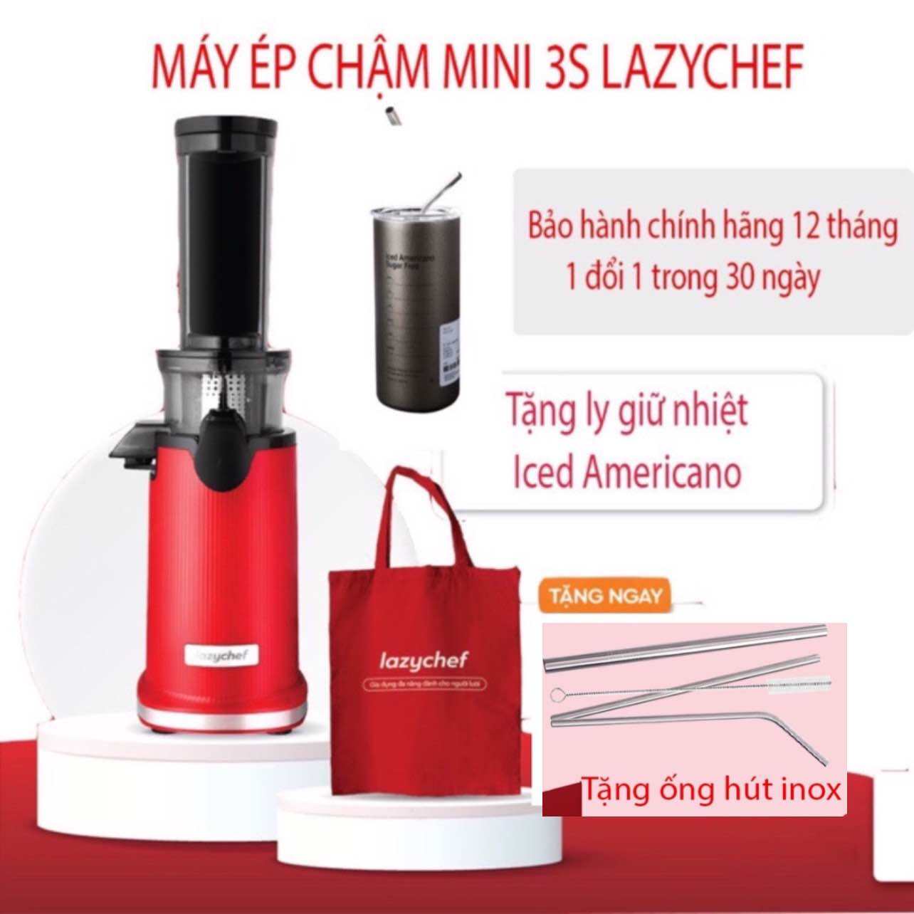 Máy Ép Chậm MiNi 3S Lazychef