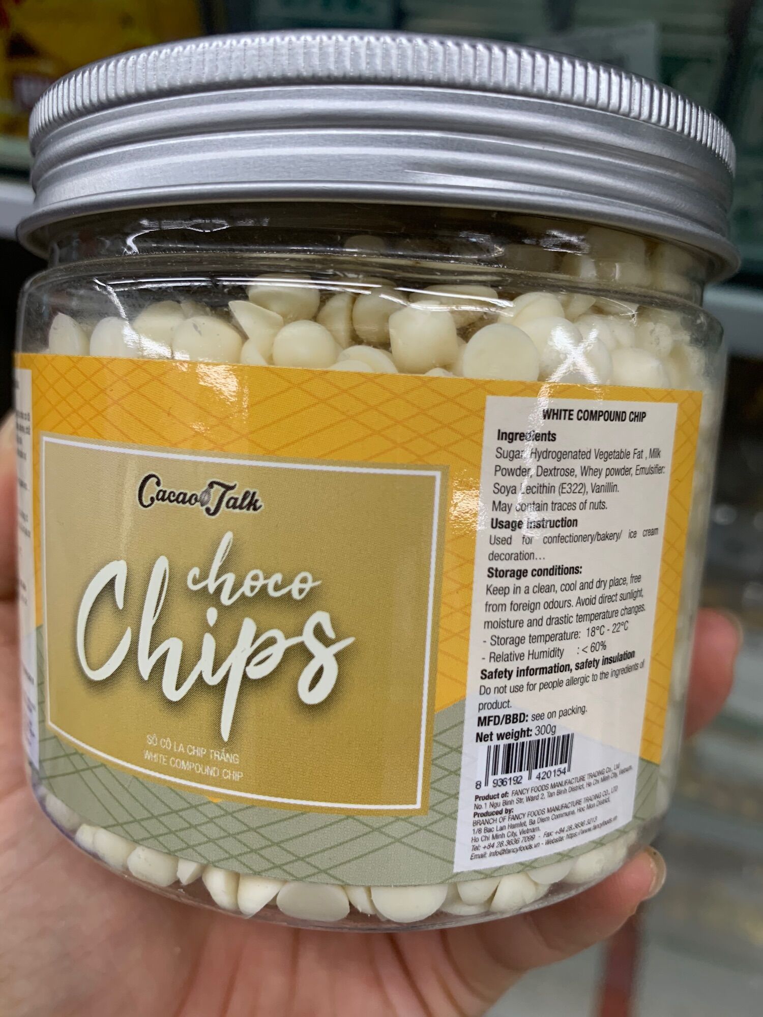 Socola Chip Cacao Talk 300gr