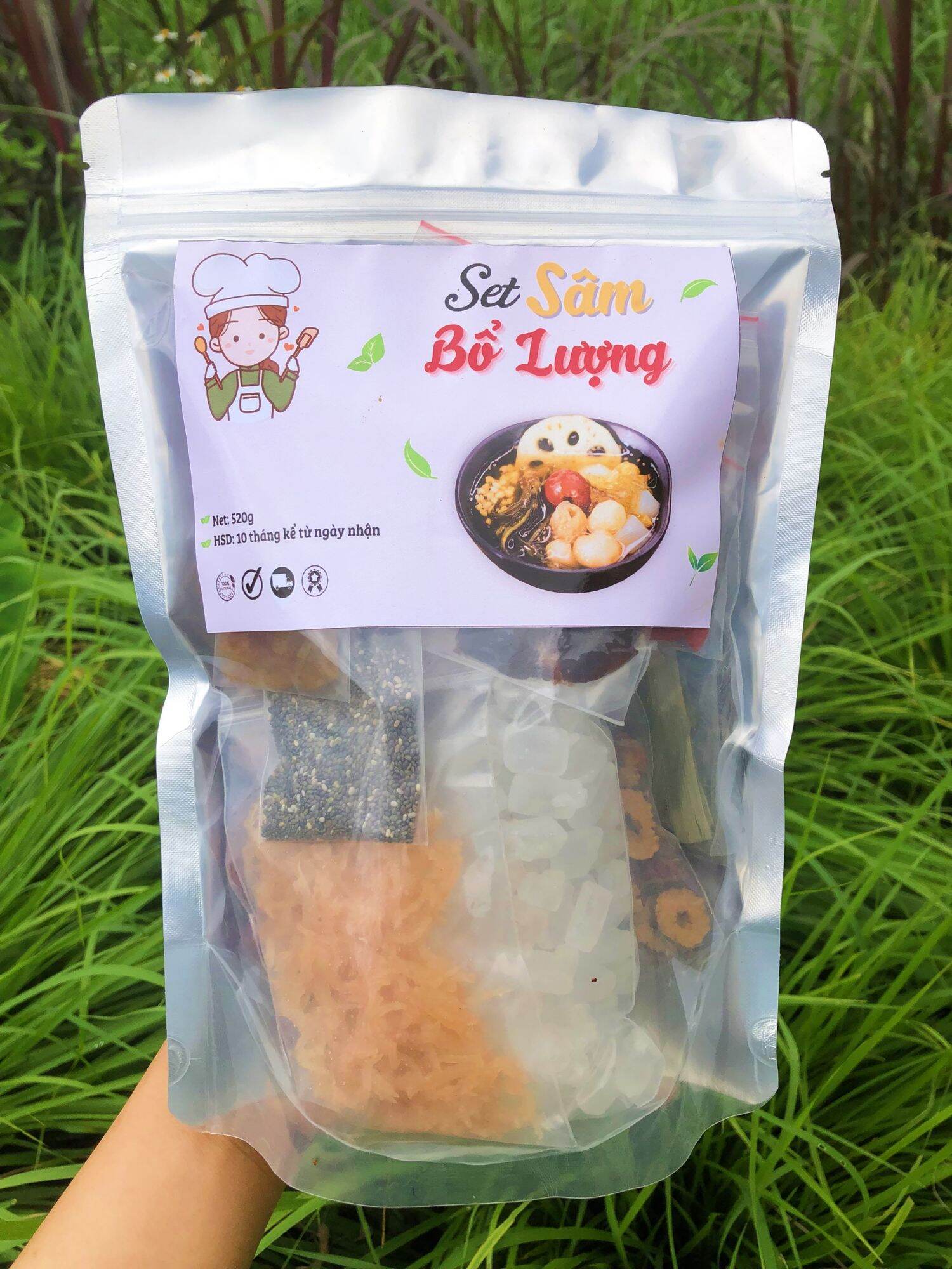 Sét Sâm Bổ Lượng (Túi Nhỏ) Nấu Được 15-20 Chén