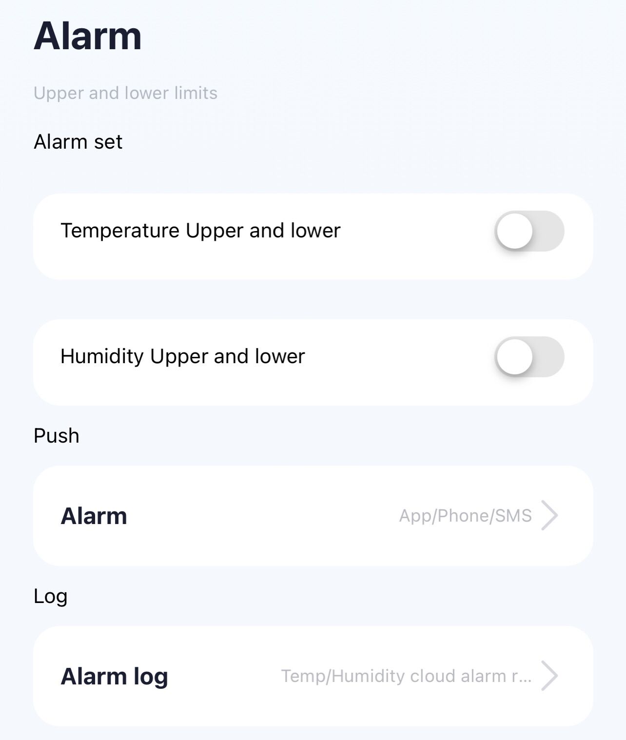 Cảm biến nhiệt độ & độ ẩm Zigbee Tuya