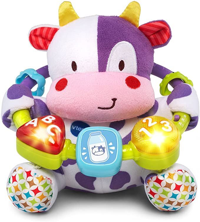 Đồ chơi âm thanh bò sữa Vtech hàng nhập khẩu Mỹ | VTech Baby Lil' Critters Moosical Beads Amazon Exclusive, Purple