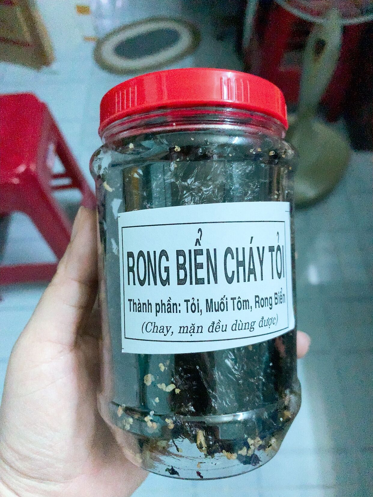 Rong biển cháy tỏi thơm ngon dễ ăn hủ 60g