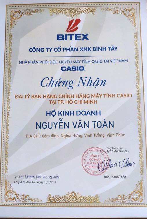 Máy tính casio fx570es plus - hàng new 100% - lỗi đổi mới