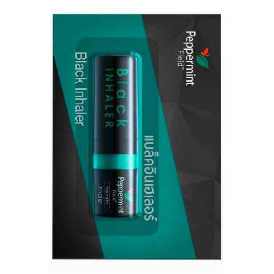 Ống hít thông mũi bạc hà 2 đầu black peppermint field thái lan