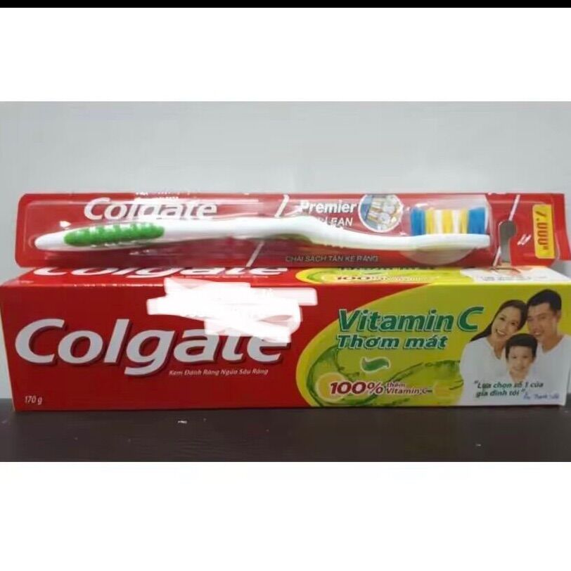 Kem đánh răng Colgate c 180gr tặng kèm bàn chải
