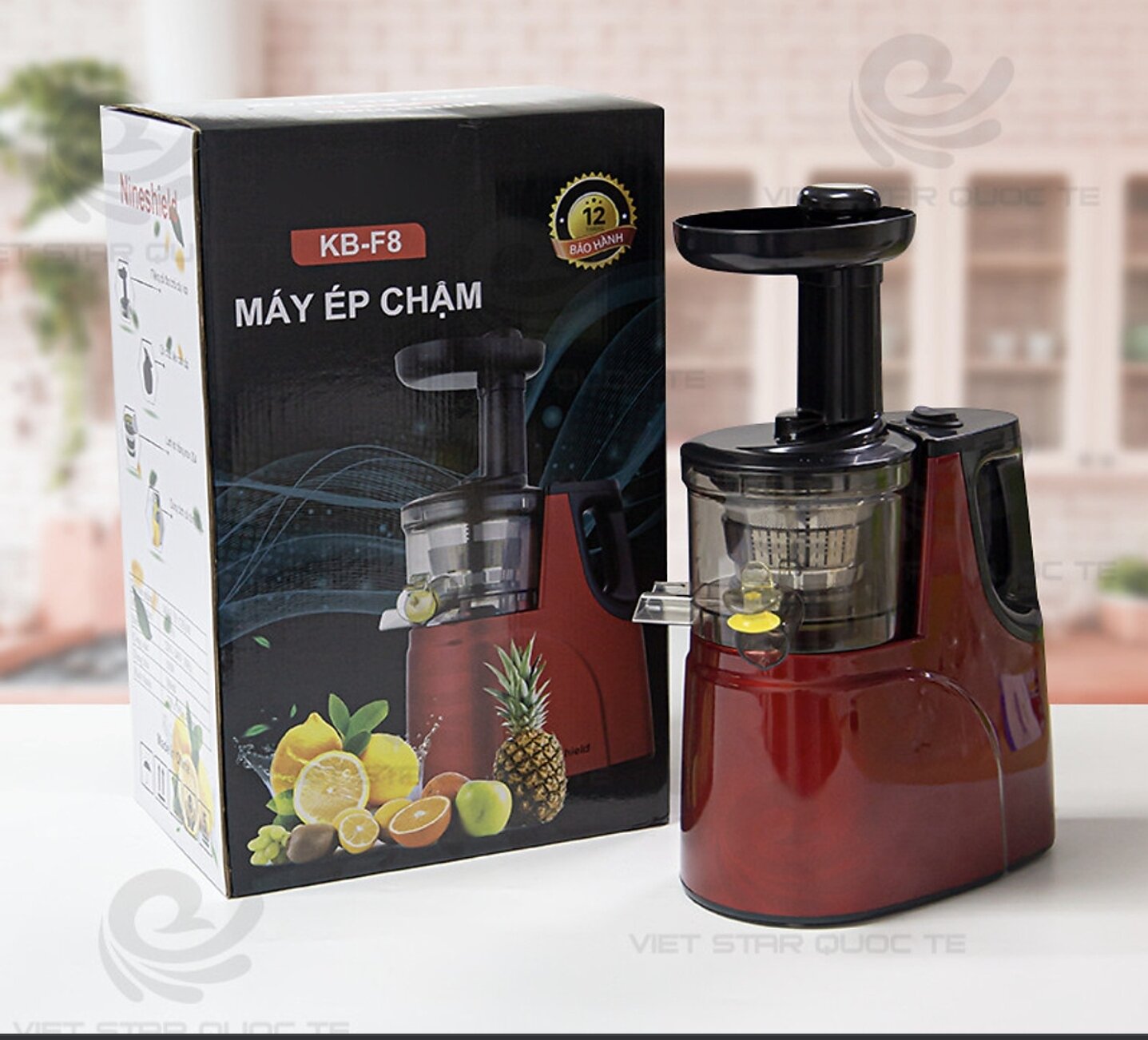máy  ép chậm nineshield KB-F8