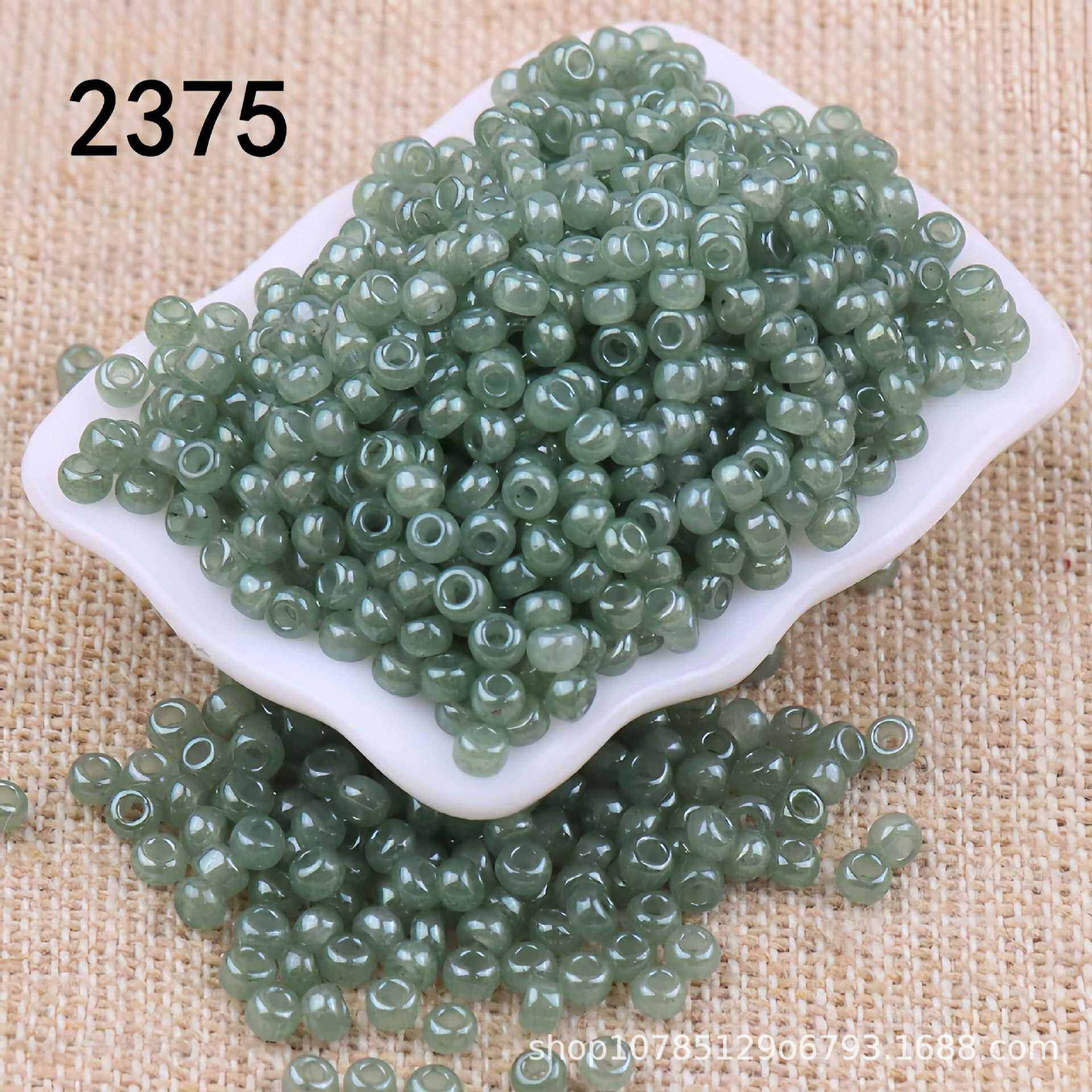 Hạt Cườm Giả Ngọc Cao Cấp 11/0 2mm Hình Tròn Kiểu Đá Băng Nguyên Liệu Làm Vòng Tay Tự Làm 1000 Hạt Cảm Giác Sang Trọng Hạt Cườm Hình Hạt Gạo