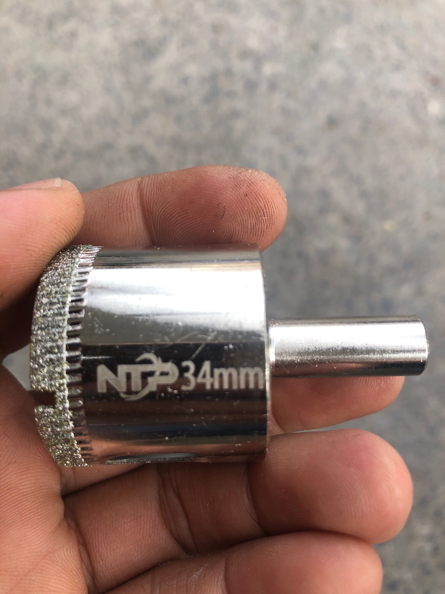 Mũi khoét kính phi 34