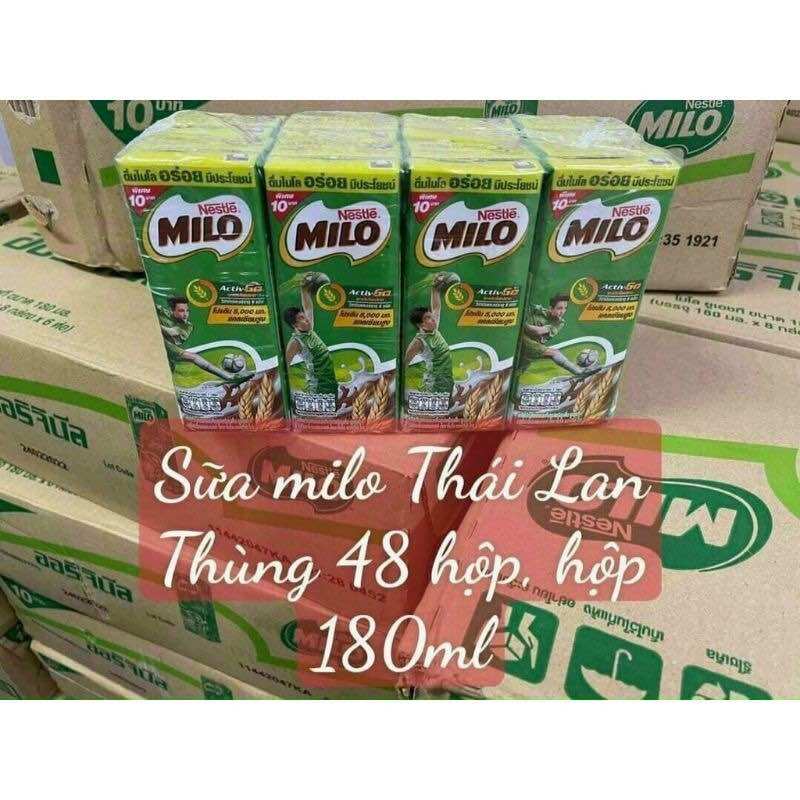 Thùng Sữa Milo 48 Hộp Thái Lan 170ml