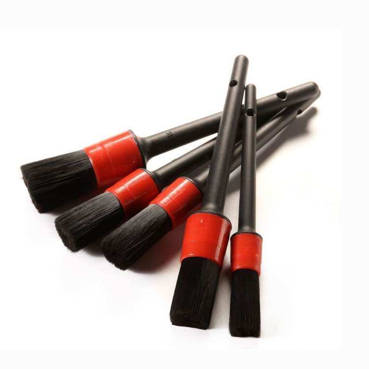 Bộ 5 Chổi Cọ Vệ Sinh Xe Ô Tô Đa Năng -  Cọ Rửa Khoang  Máy, Mâm Xe, Nội Thất