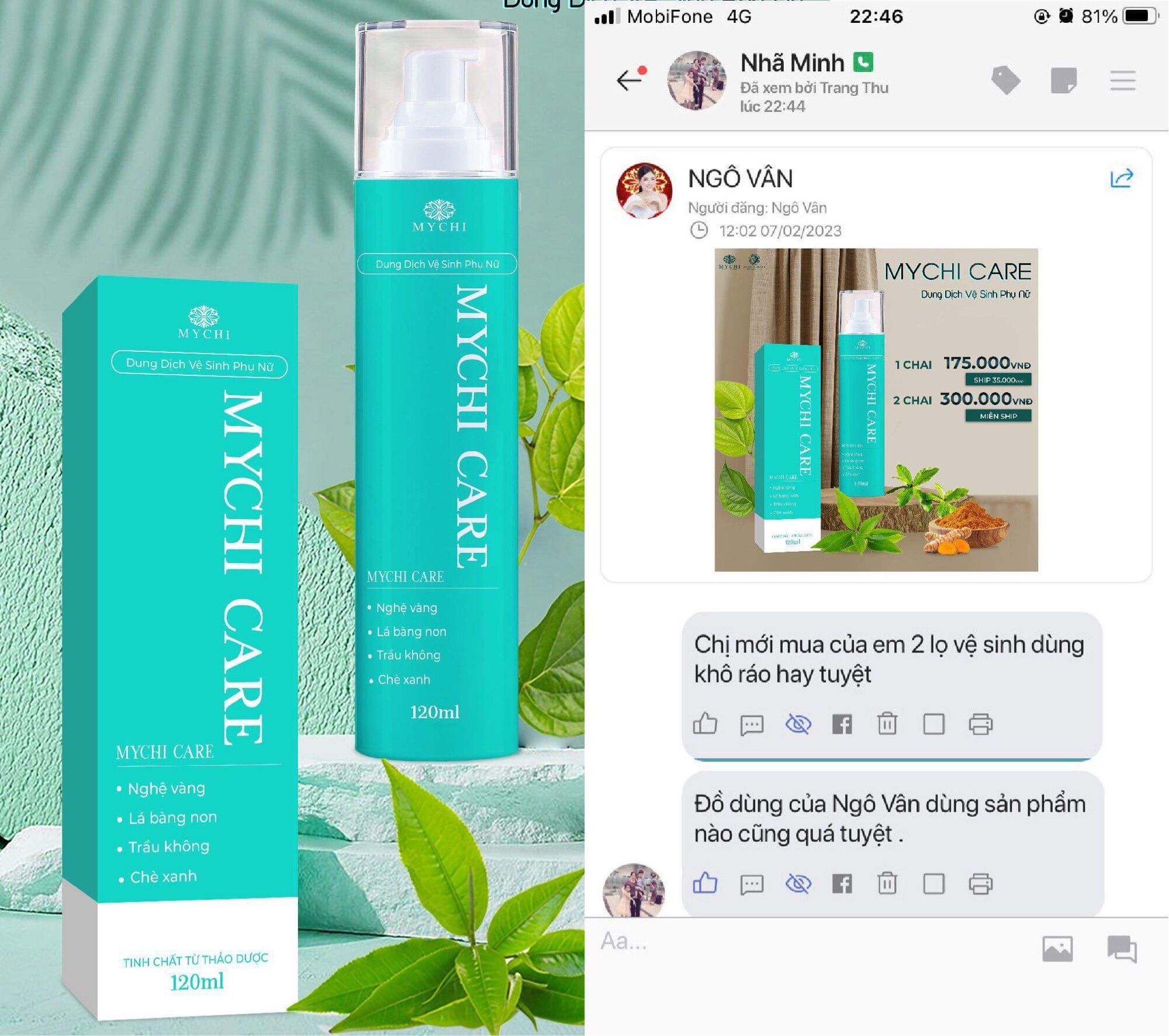 Dung Dịch Vệ Sinh Thảo Mộc 37