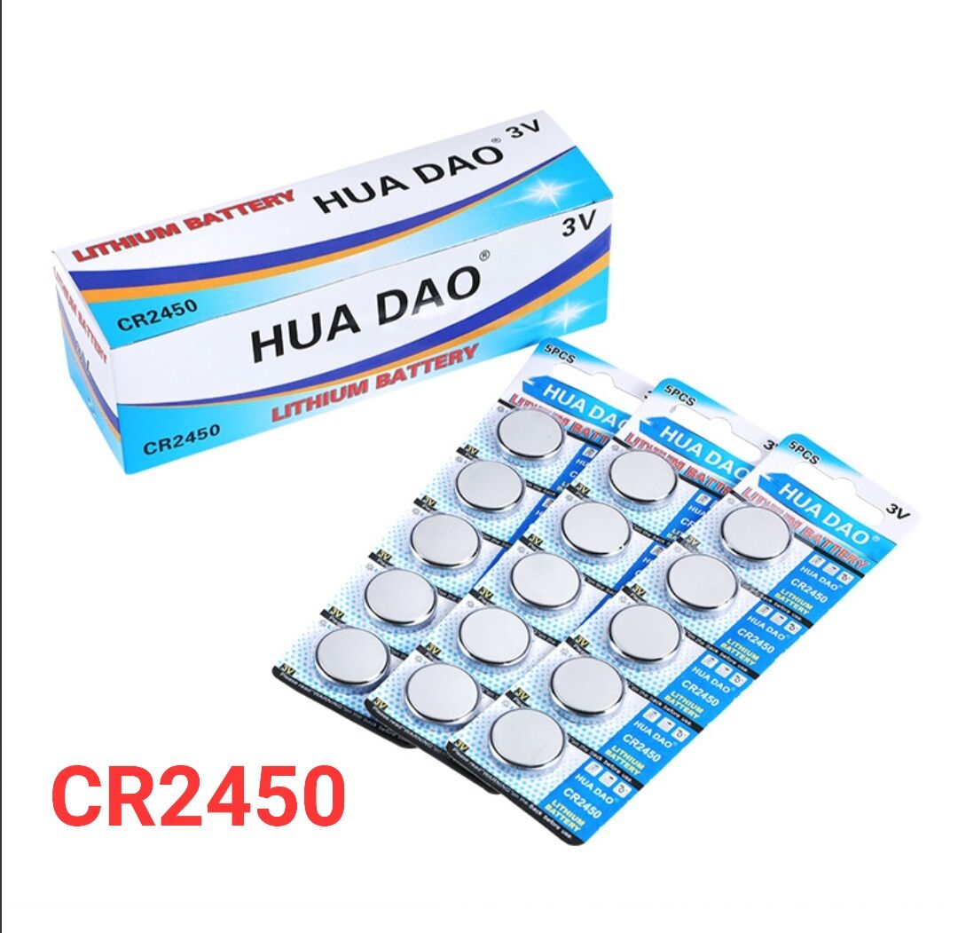 Pin cúc áo cr2450 lithium 3v chính hãng huadao