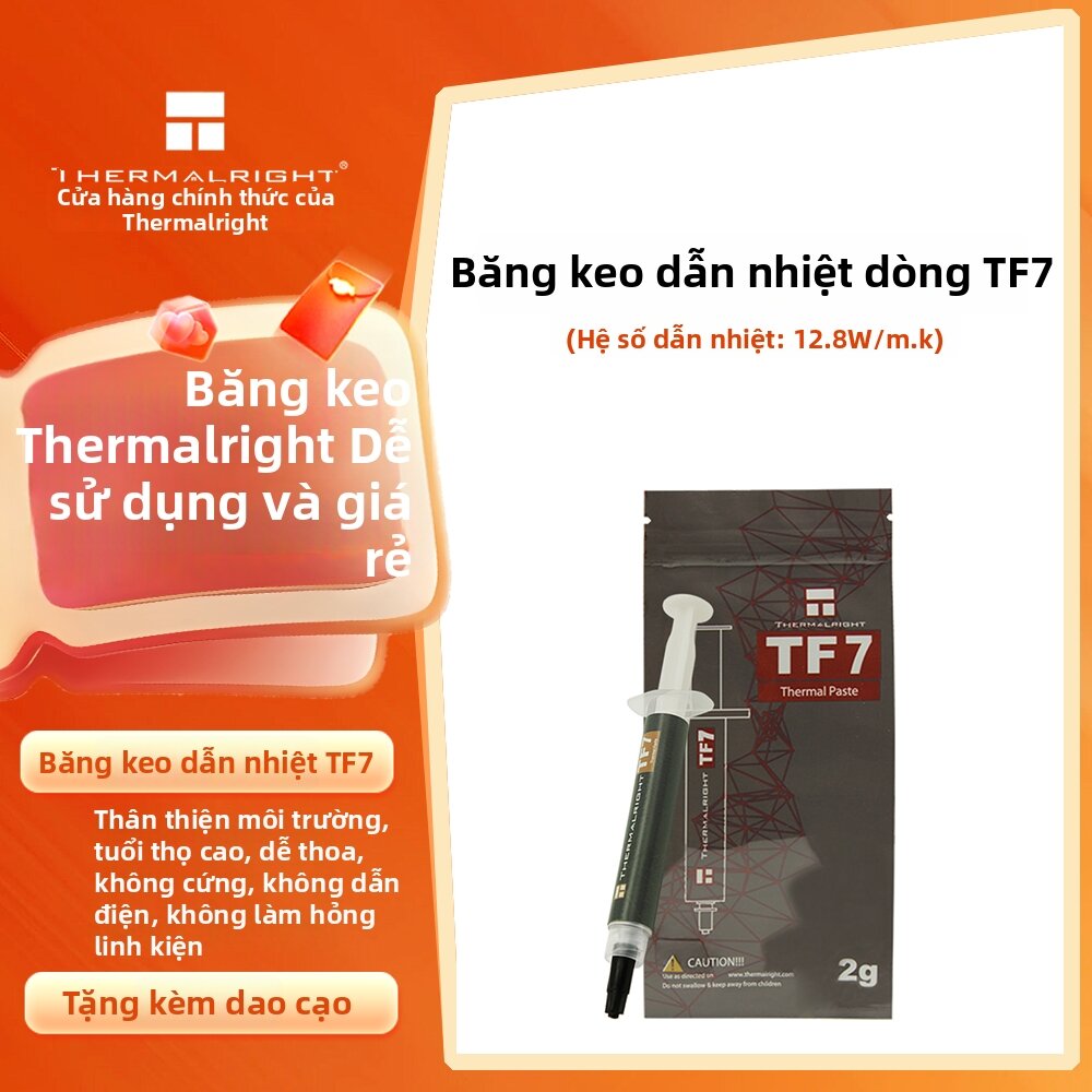 Thermalright | Heat Dissipation Thermal Paste 12.8W/mK Giá 121,000 Đồng*Miễn phí vận chuyển