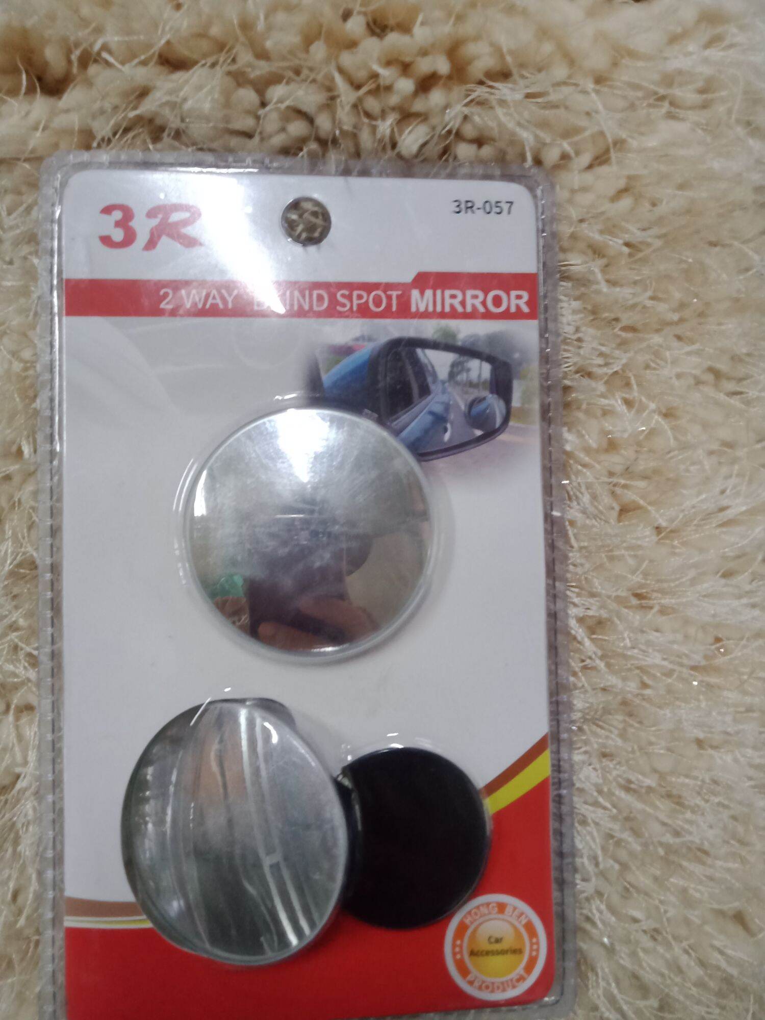 Gương cầu loi nhìn được điểm mu của bánh sau