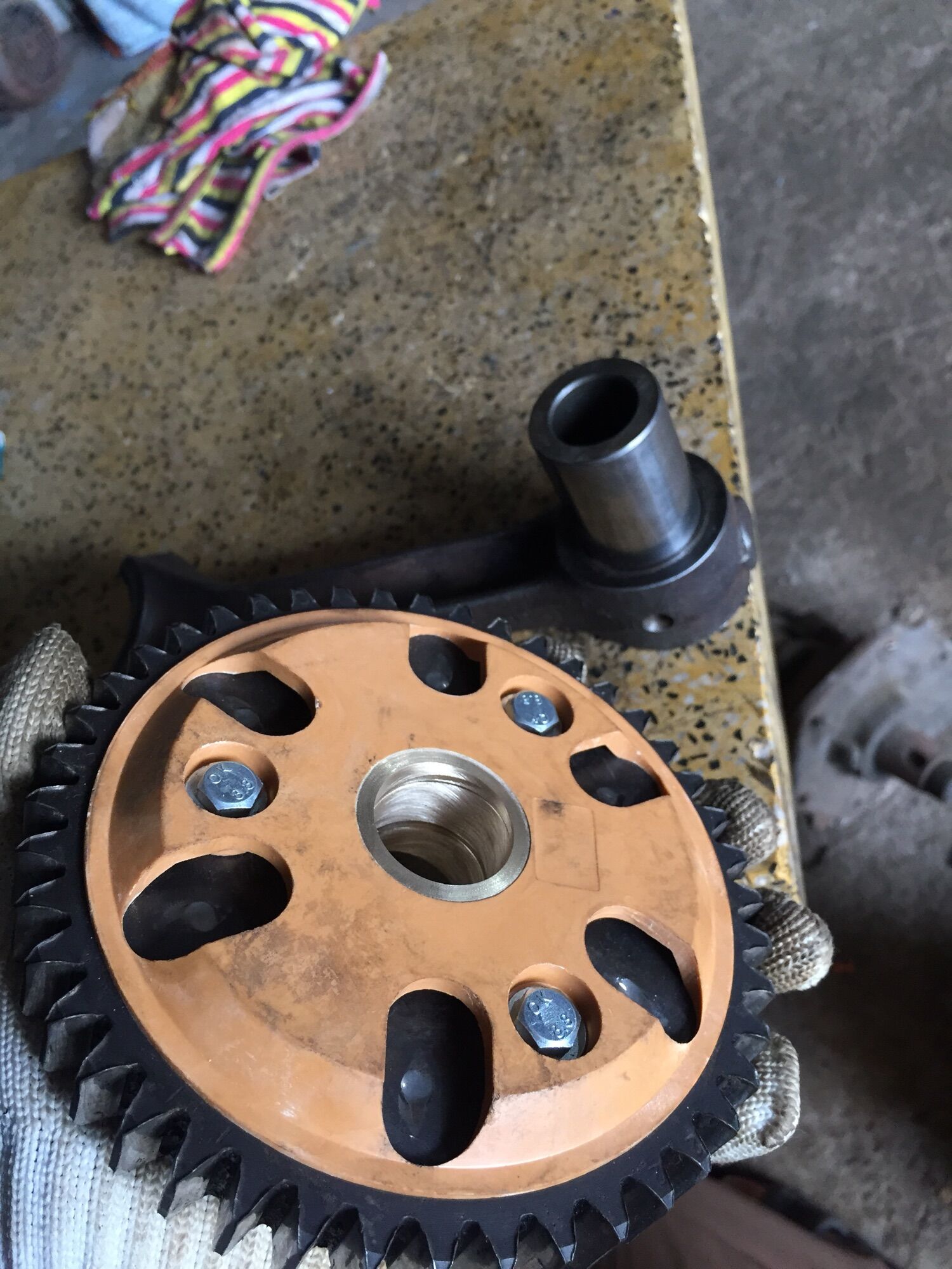 Bạc thau dài  + vĩ tự động máy D12 - D40