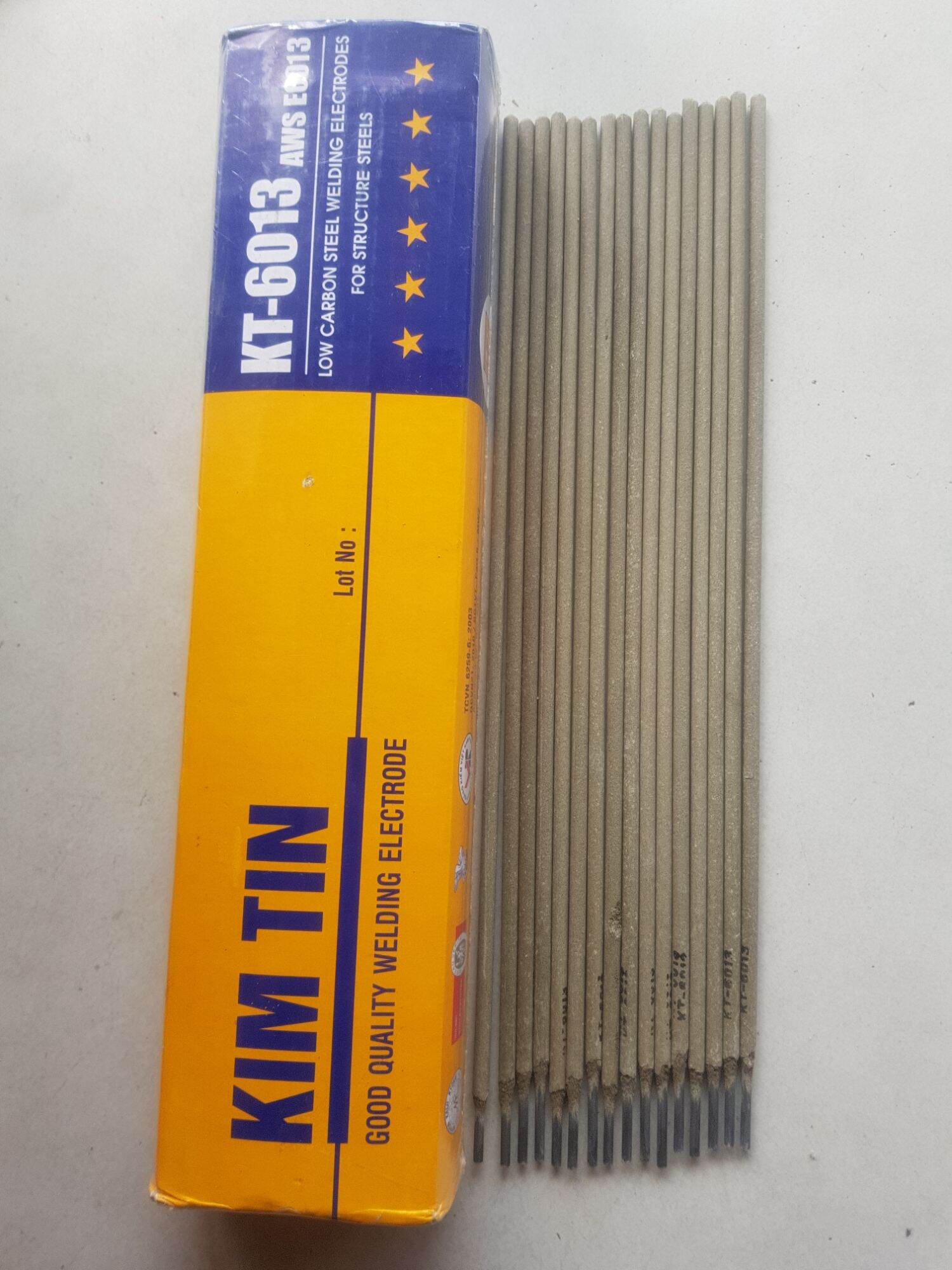 Que hàn sắt kim tín 3.2mm: lẻ 5 cây, 10 cây, 15 cây