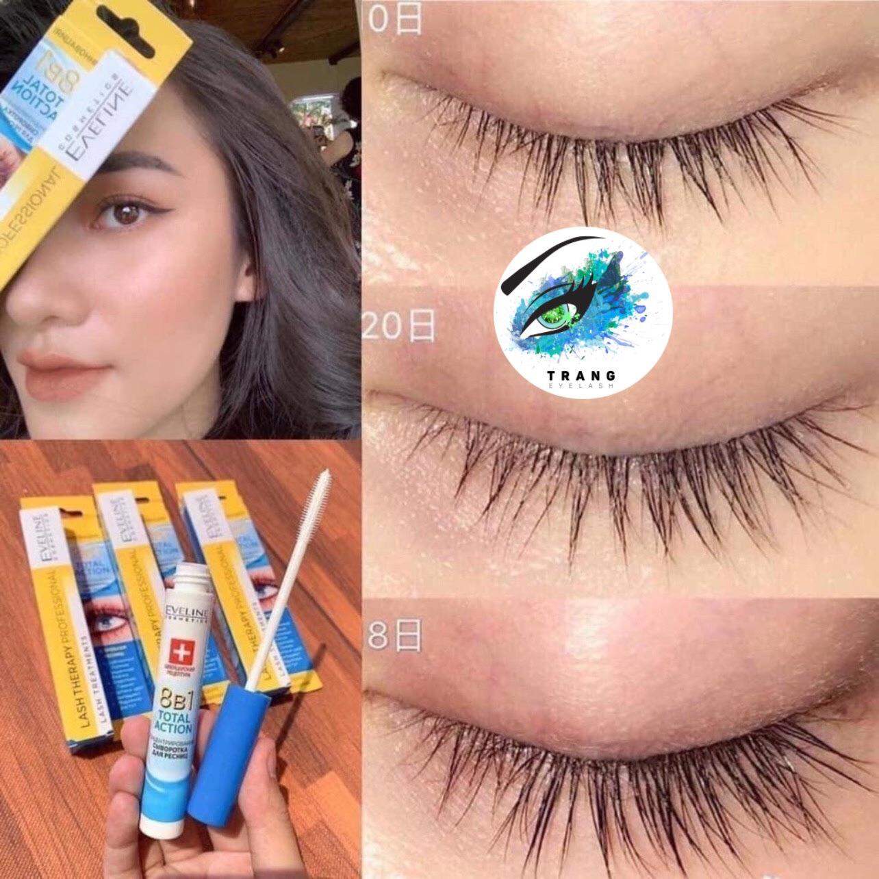 Huyết thanh Dưỡng mi Eveline 8in1 Total Action Lash Therapy professional
