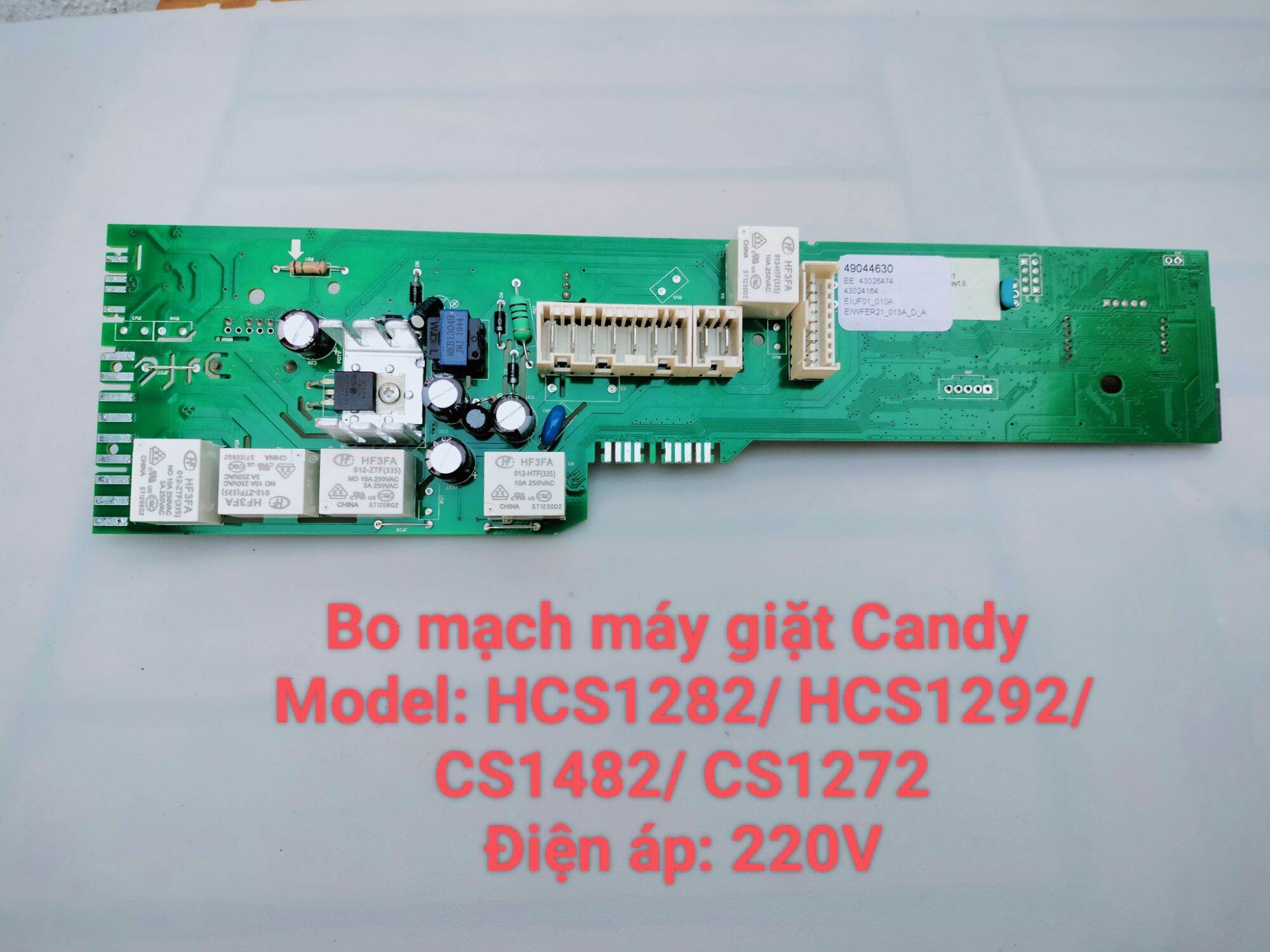 Bo mạch máy giặt Candy HCS1282/1292 + CS1272/1482