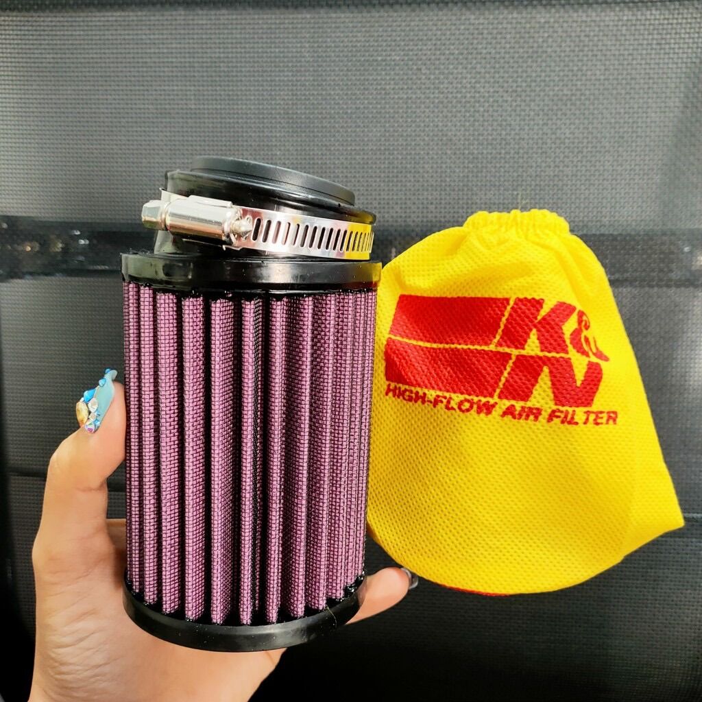Lọc Gió Trụ KN 1280 - Pô e trụ K&N 1:1 ( tặng 3 đệm cao su )